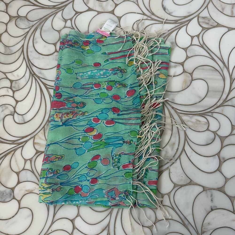 Lilly Pulitzer Scarf Pop Birthday Celebration